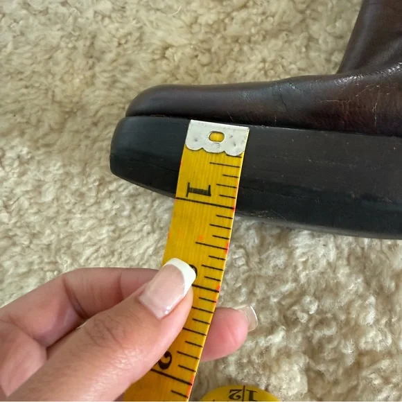 Miu Miu Dark Brown Heeled Boots - Picture 10 of 12